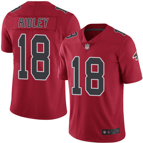 Atlanta Falcons Limited Red Men Calvin Ridley Jersey NFL Football #18 Rush Vapor Untouchable